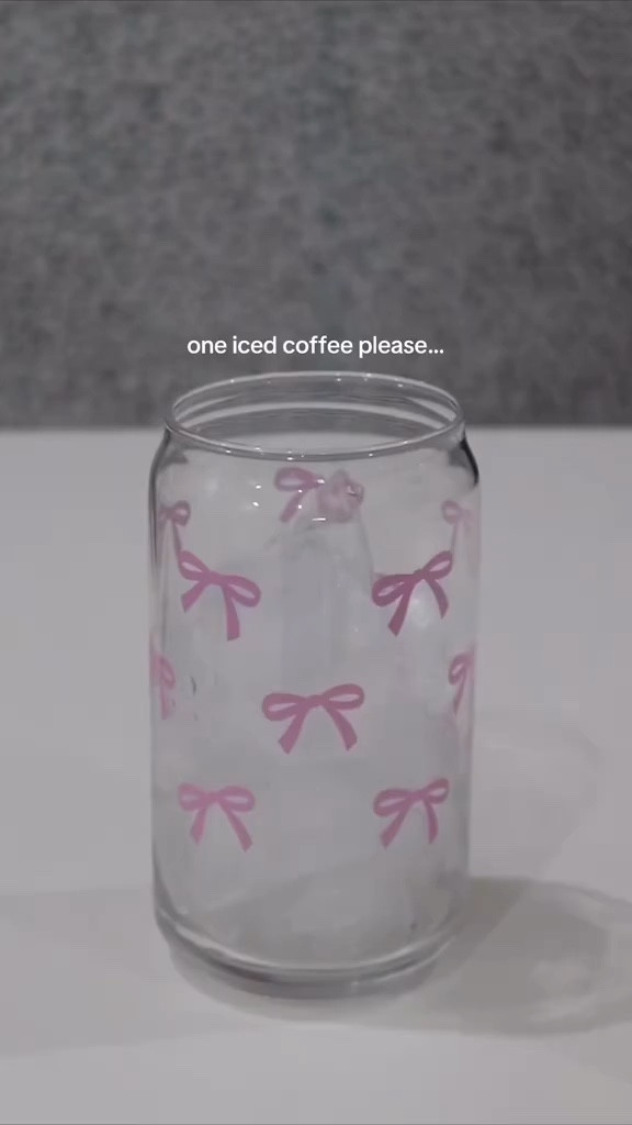 If only it was actually this easy?! 🎀 When I saw Kate Marie’s trending iced coffee video on TT I knew I had to try editing one for my bow coffee glass! How’d I do?! 
-
#icedcoffee #coquettecoffee #coquetteaesthetic #bowdesign #girlybows #grandmaaesthetic #dishwasher