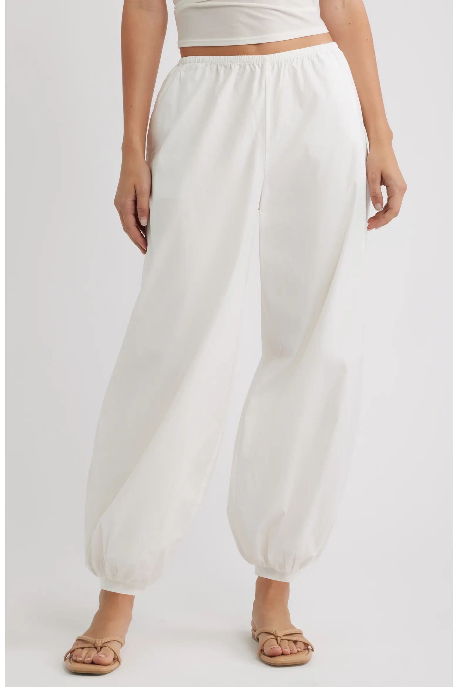 Aven Stretch Organic Cotton Balloon Pants (Women) | Nordstrom | Nordstrom