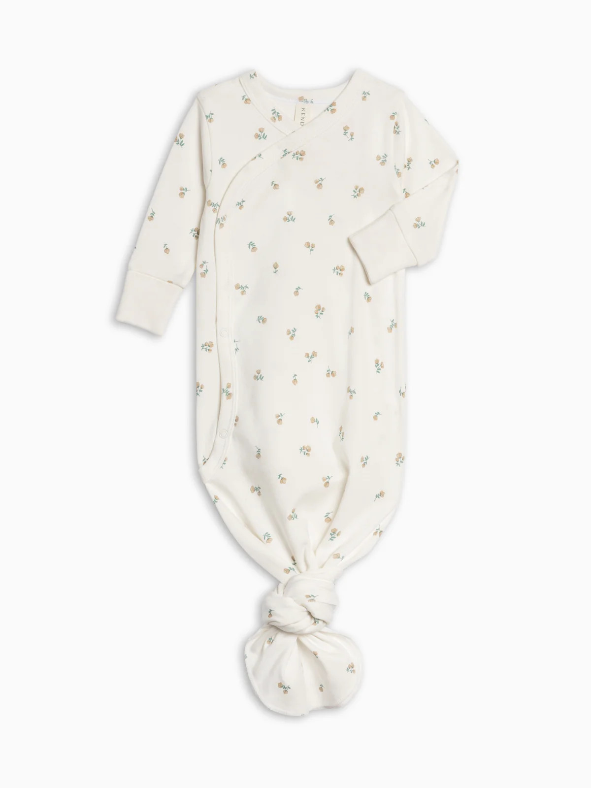 Indy Kimono Gown - Belmont Floral / Powder + Shell | Colored Organics