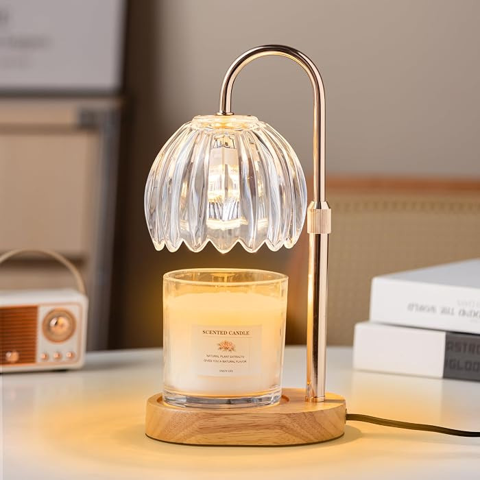 Candle Warmer Lamp with Timer Dimmer Adjustable Height, for New Home Decor,Valentine's Day, Birth... | Amazon (US)