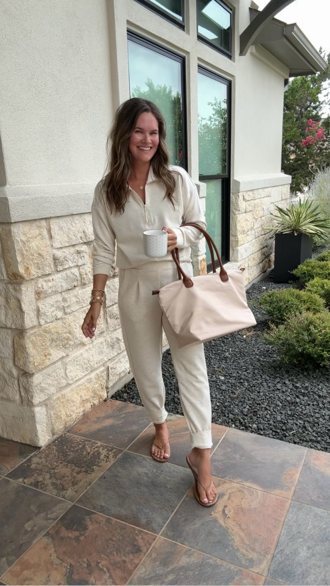 I found the cutest matching set at Walmart! Outfit under $40. Giving Spanx, so versatile easy to dress up or down- running errands to a summer party! Amazing quality and fit- even think you could wear the pants for work and dress
Up with a cute top  ✨ 
.
#walmart #walmartstyle #walmartfinds #matchingset #loungeset #summerstyle #summerfashion #momstyle #summeroutfit #travelstyle #traveloutfit 

#LTKFindsUnder50 #LTKSaleAlert #LTKActive