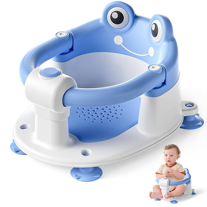 Baby Bath Seat for Babies 6 Months & up Non-Slip Toddler Bath Seats for Sitting Up Infant Bathtub... | Amazon (US)