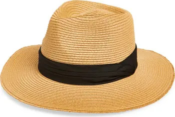 Fray Edge Packable Panama Hat | Nordstrom
