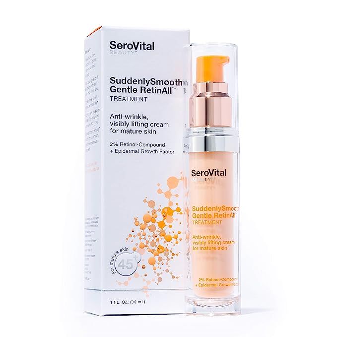 SeroVital Beauty SuddenlySmooth Gentle RetinAll™ Treatment - Anti Wrinkle Cream - Anti Aging Cr... | Amazon (US)