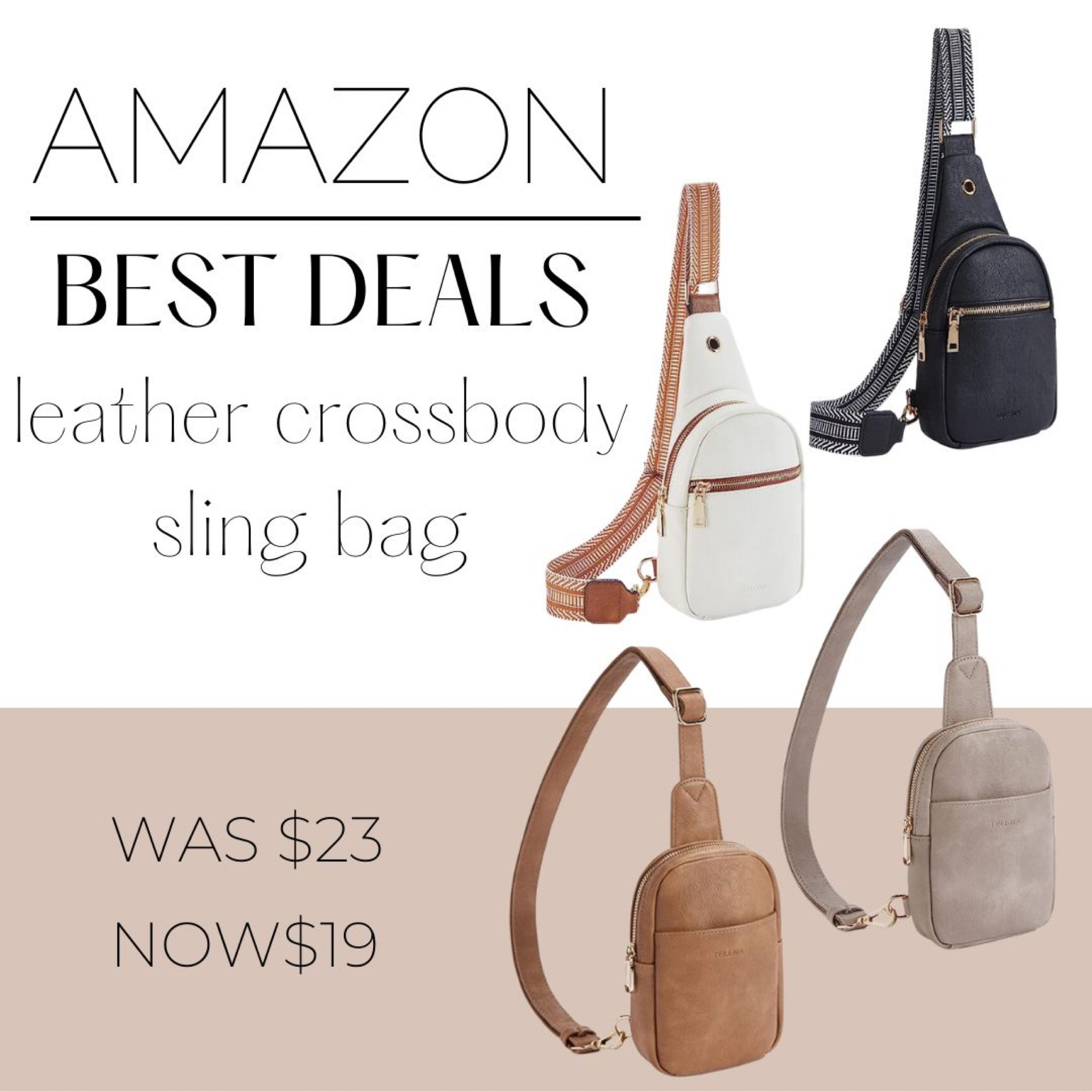 Amazon Deals 
Sling bag 


#LTKsalealert #LTKFind