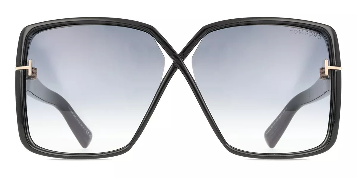 Tom Ford FT1117 YVONNE 01B Women’s Sunglasses Black Size 63 | SmartBuyGlasses Global