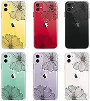 KEXAAR iPhone 11 Case, Clear Flower Design Soft & Flexible TPU Ultra-Thin Shockproof Transparent ... | Amazon (CA)