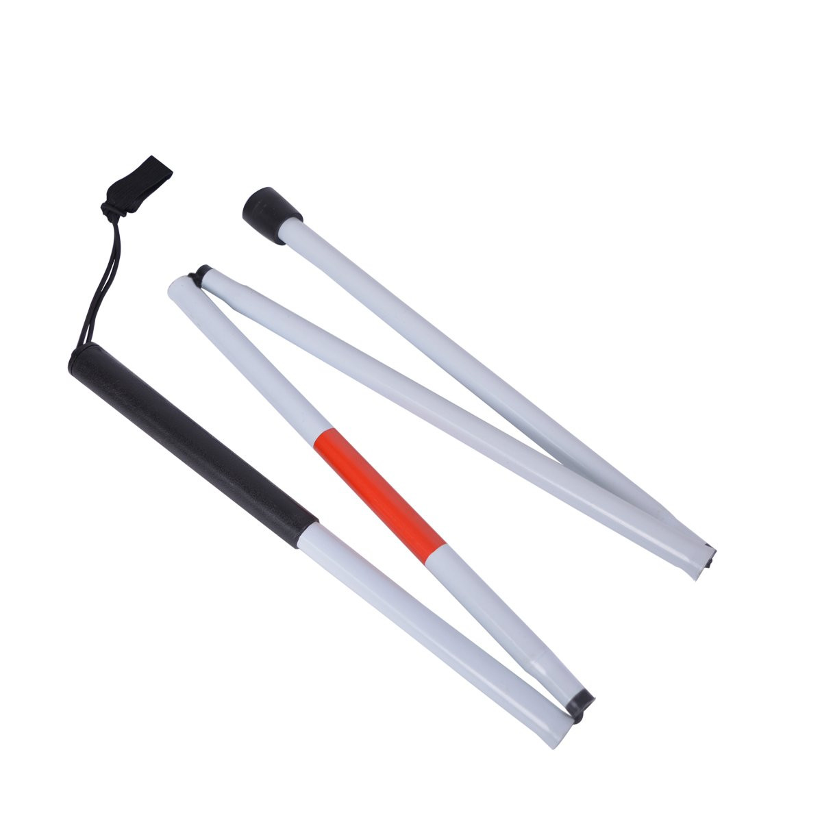 Baitaihem Folding Blind Cane Reflective Red Folding Walking Stick for Vision Impaired and Blind P... | Amazon (US)