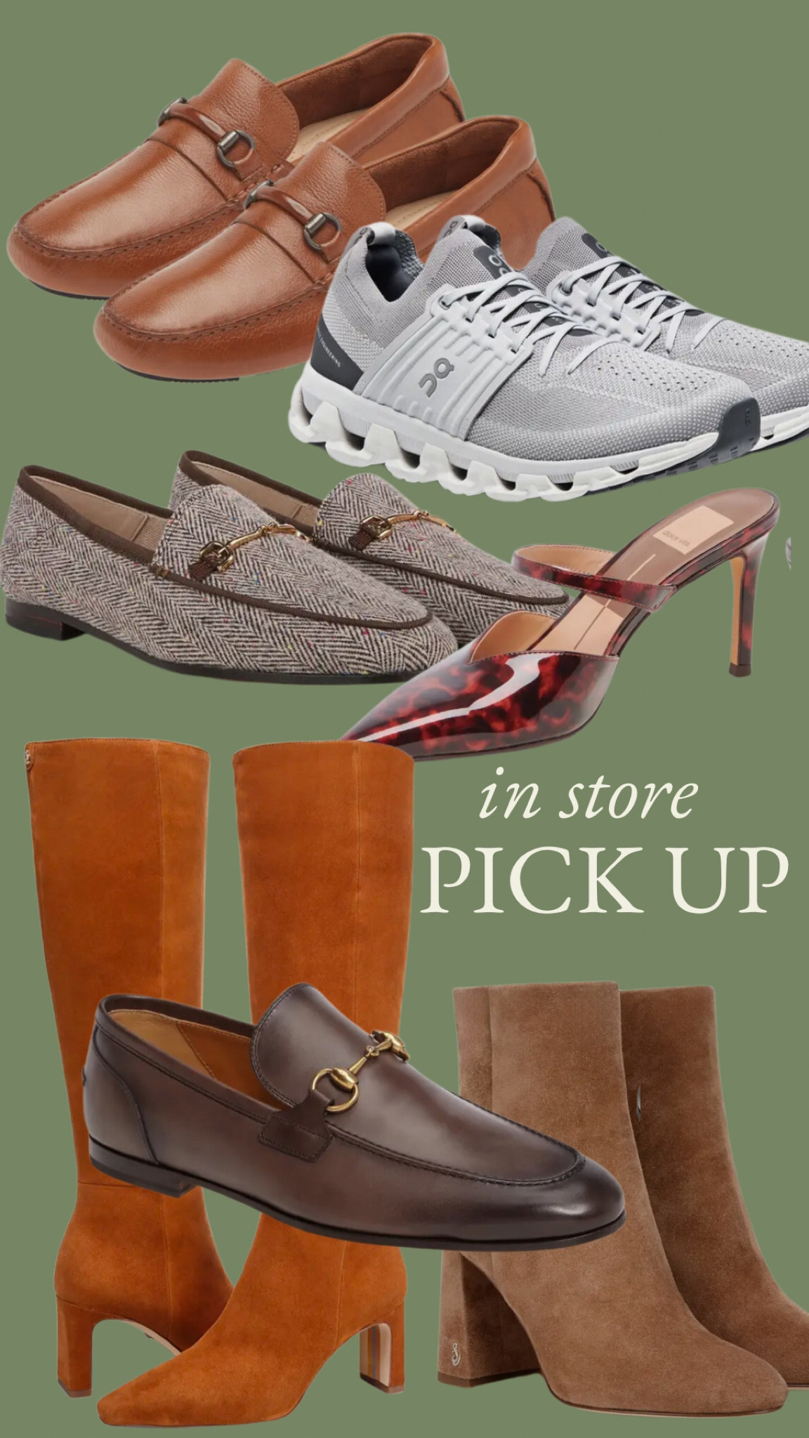 Order online and pick up in store to avoid the crowds and have before Christmas!

Loafers, tennis shoes, boots for men and women. The perfect gift for anyone on your list (including yourself!). Many are on sale right now too!

#LTKShoeCrush #LTKGiftGuide #LTKSeasonal
