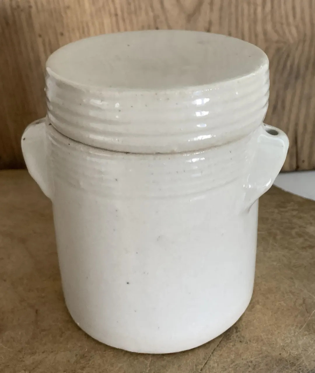 Antique French Earthenware Crock With Lid: Gres De Bonny Confit Pot - Etsy | Etsy (US)