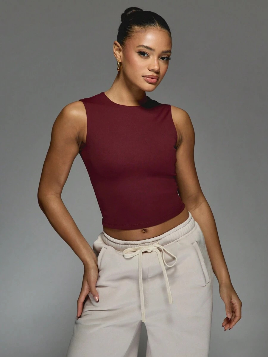 MISSGUIDED Baseball Sleeveless Sports Tank Top | SHEIN