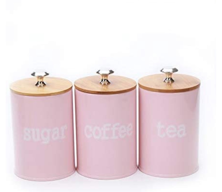 Pink Christmas canister kitchen decor 

#LTKHoliday #LTKFind #LTKSeasonal