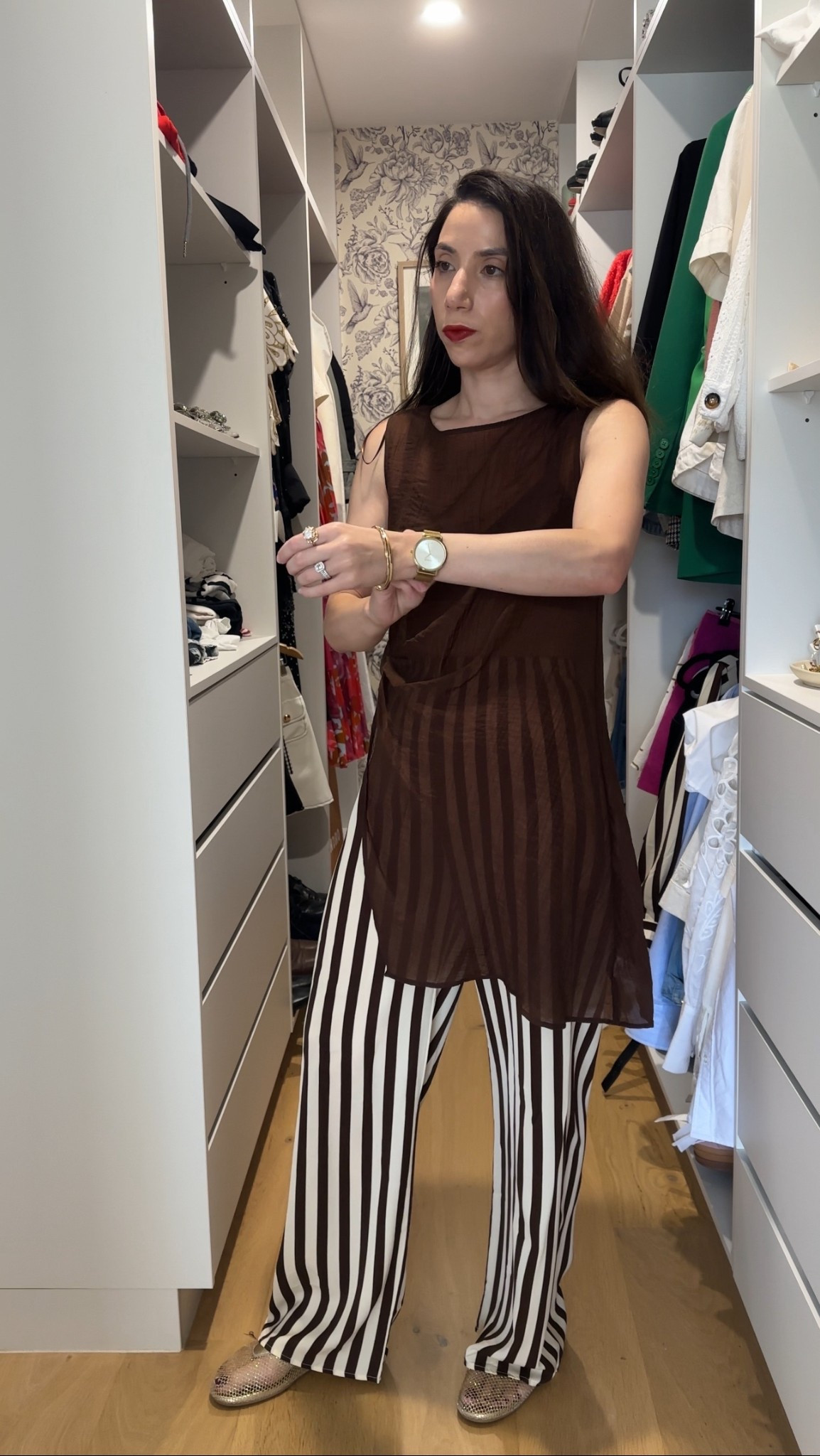 chocolate brown 🧸  #coolmumfit #mumstyle #springstyle #easyoutfits 