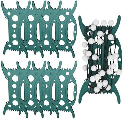 All Purpose Light Storage Holder - 8 PCS Christmas Light Cord Organizer Reels for Holiday String ... | Amazon (US)