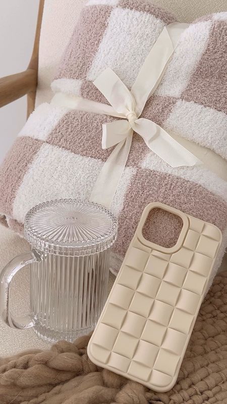 Cute aesthetic finds from amazon! I’m so obsessed with all of these!! 🤍

barefoot dreams dupe, checkered throw blanket, glass mug, iPhone case, vanilla girl, coffee glass, gift ideas, fancythingsblog 

#LTKhome #LTKunder100 #LTKunder50