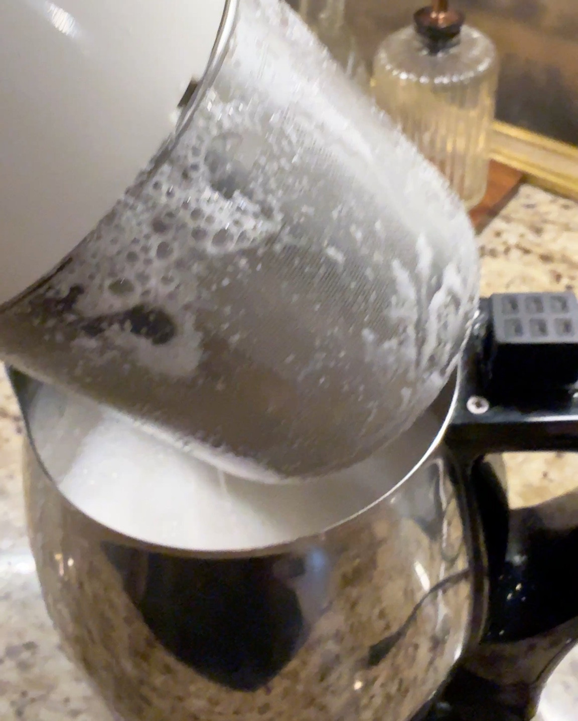 Super simple to make your own delicious nut milk in minutes. You can add vanilla, maple syrup or whatever you like. Cinnamon, raw Cacao. Endless possibilities. Use any nut you like, or soy or oats to make oat milk. Rich and foamy. I use mine mostly for matchas and smoothies  

#LTKfoodie #LTKdayinmylife #LTKHome