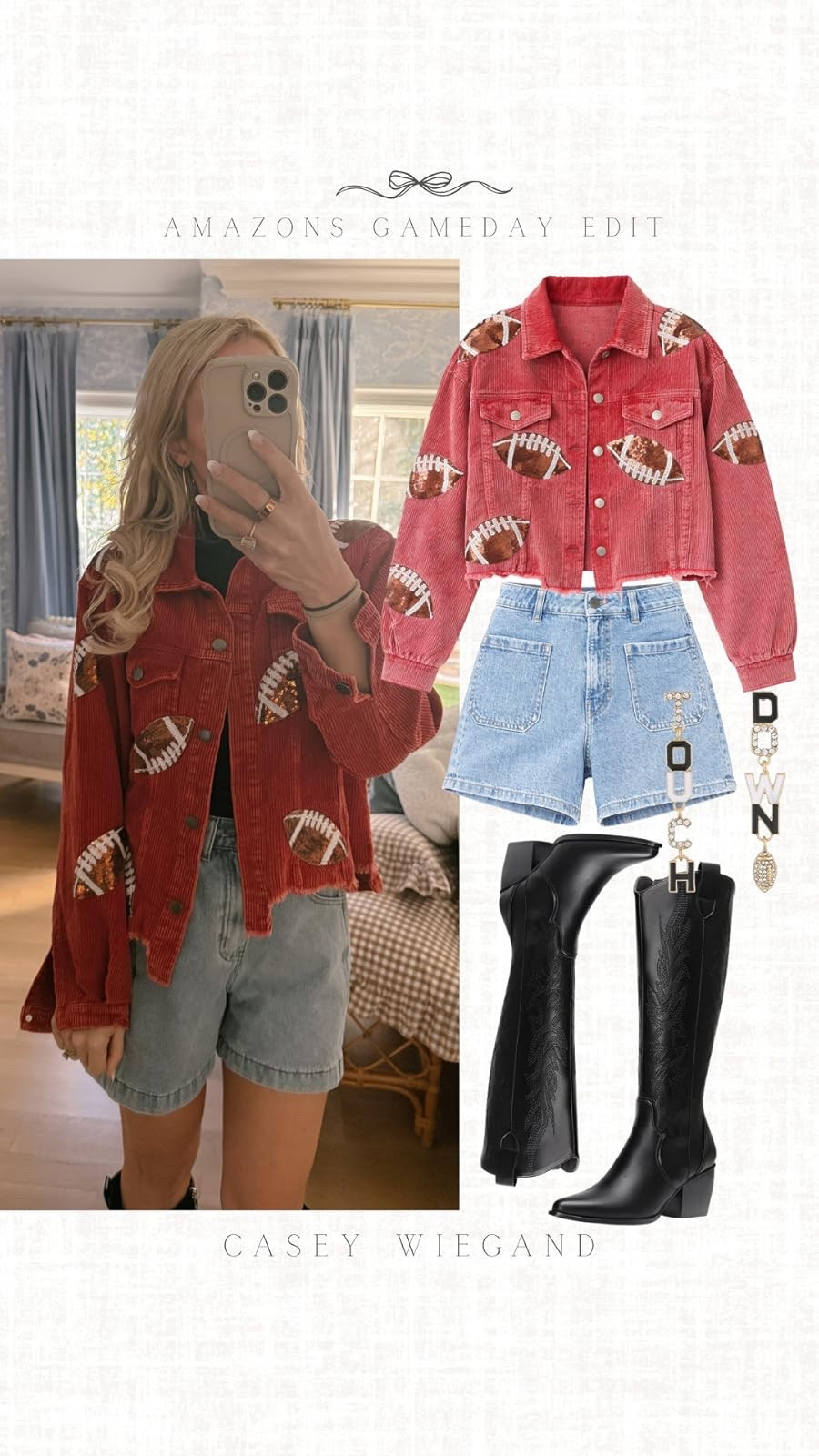 Get ready for game day with these stylish Amazon finds! Perfect for showing off your team spirit. #GameDayEdit

#LTKootd #LTKdayinmylife #LTKgrwm