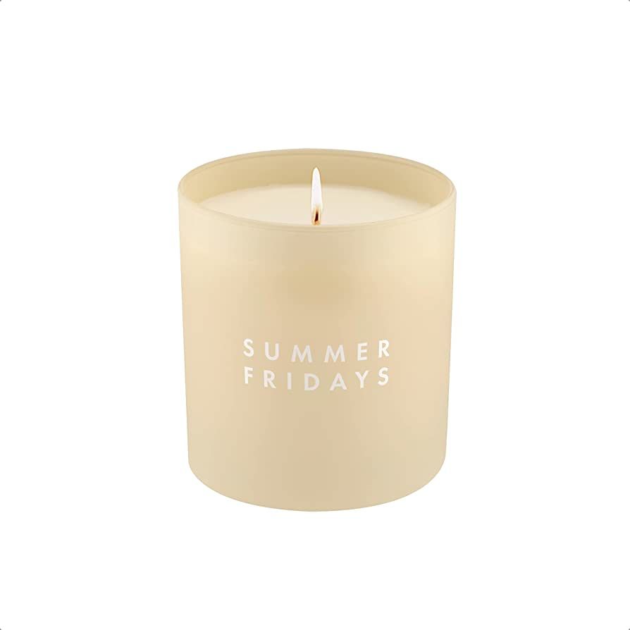 Summer Fridays Soft Vanilla Candle - Relaxing, Fragrant, Vegan Wax Candle - Blend of Vanilla Crea... | Amazon (US)