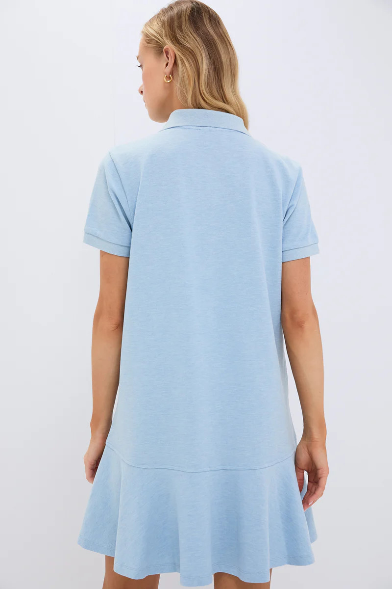 Light Blue Pique May Polo Dress | Tuckernuck (US)