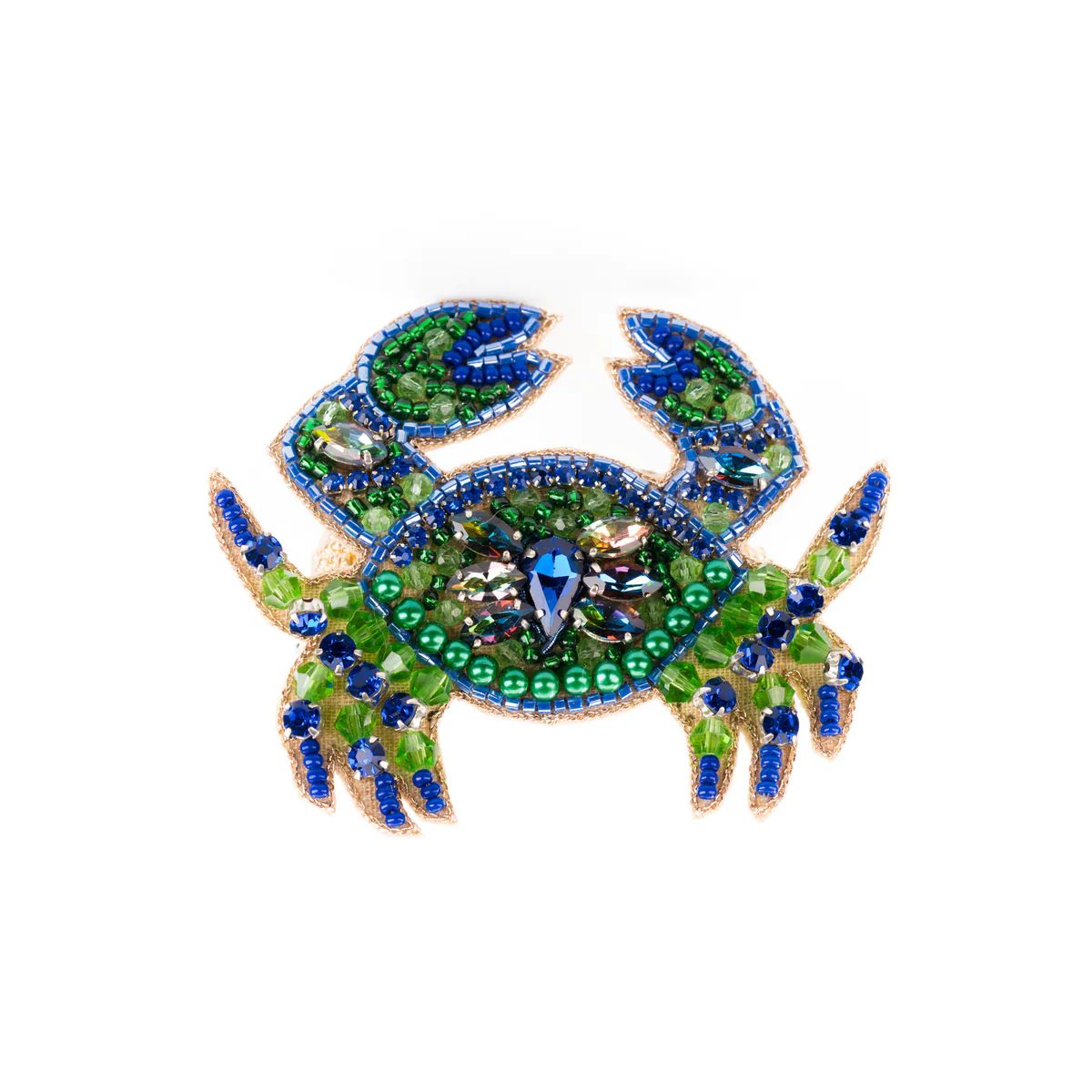 Blue Crab Napkin Ring | Beth Ladd Collections
