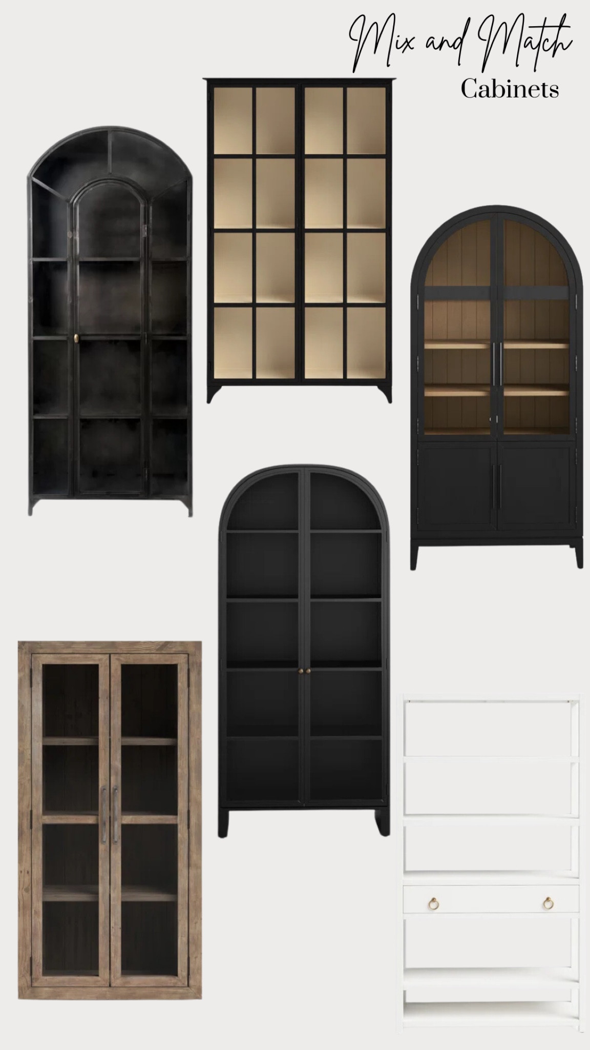 Joss & Main mix and match cabinets 

#LTKhome