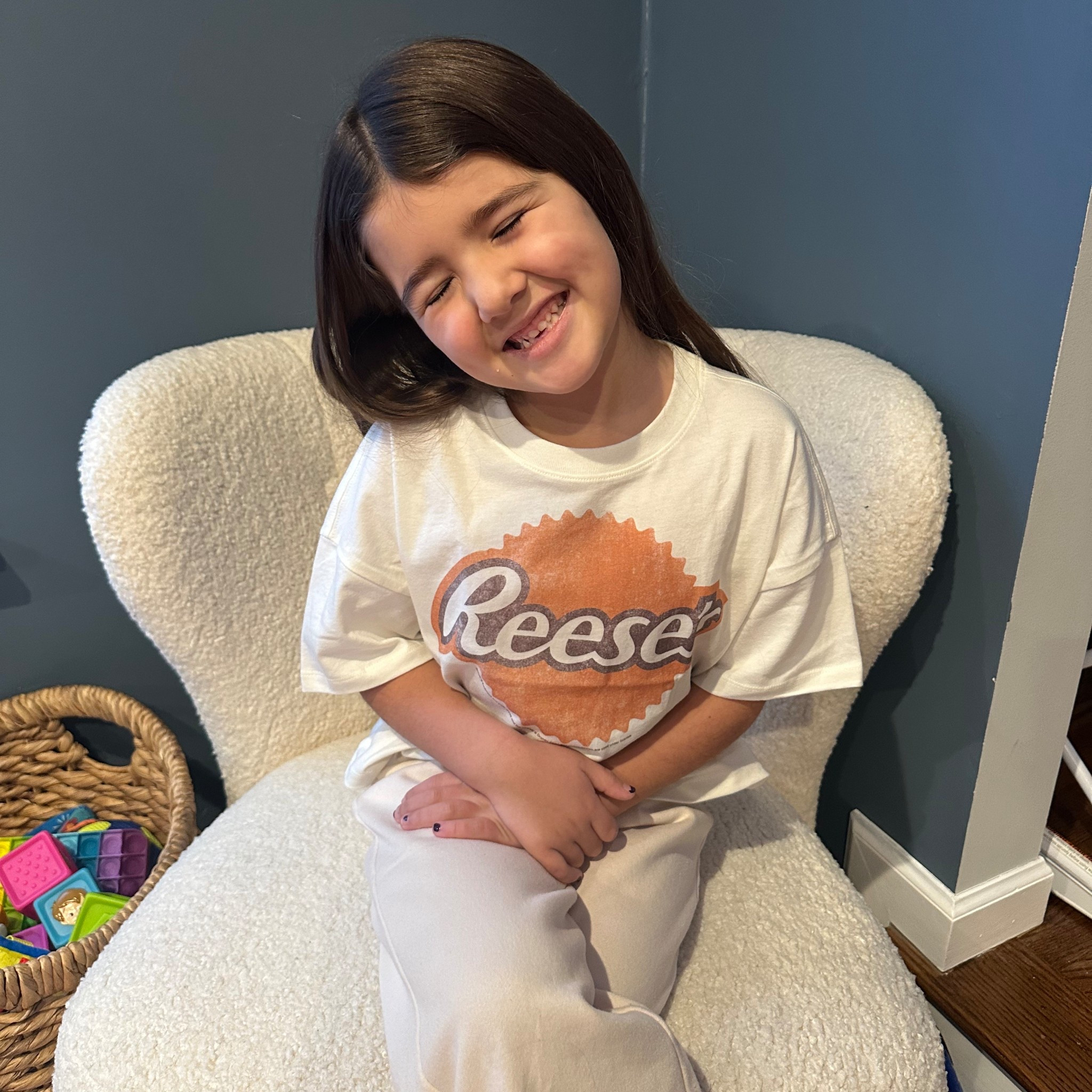 Kids Reeses graphic tshirt 

#LTKKids #LTKSaleAlert #LTKgrwm