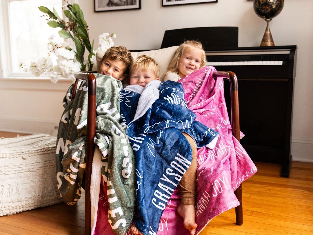 Kids Name Blanket, Personalized Name Blanket, Hospital Blanket, Baby Name Blanket, Name Blanket f... | Etsy (US)