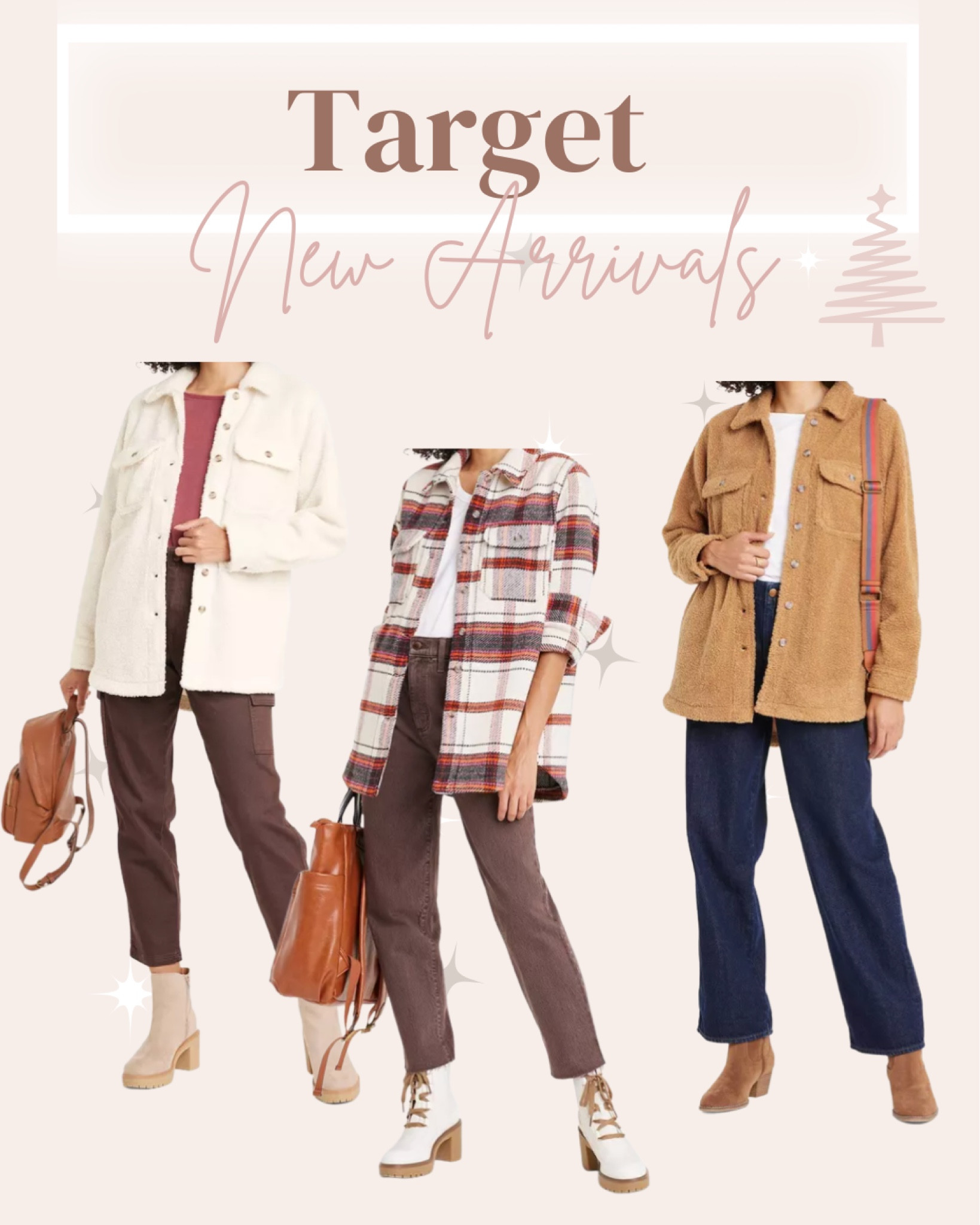 Winter outfit ideas from Target! 






Target fashion, shackets, hiking boots, Chelsea boots, gifts for her
#LTKGiftguide #LTKFind #LTKCurves Christmas gift ideas, casual outfit

#LTKCyberweek #LTKHoliday #LTKunder50