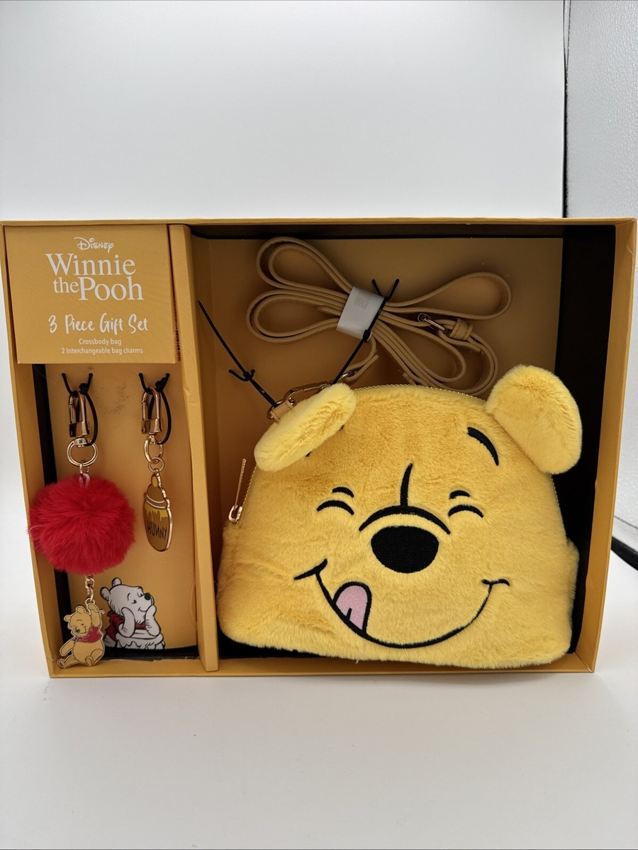 WINNIE THE POOH 3 Piece Gift Set- Crossbody bag and 2 keychains New in Box | eBay US