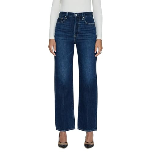PISTOLA Denim – Cassie Super High Rise Straight Leg Jeans – High Waisted Jeans, Structured Straight Fit – Cultivate, 28 | Amazon (US)