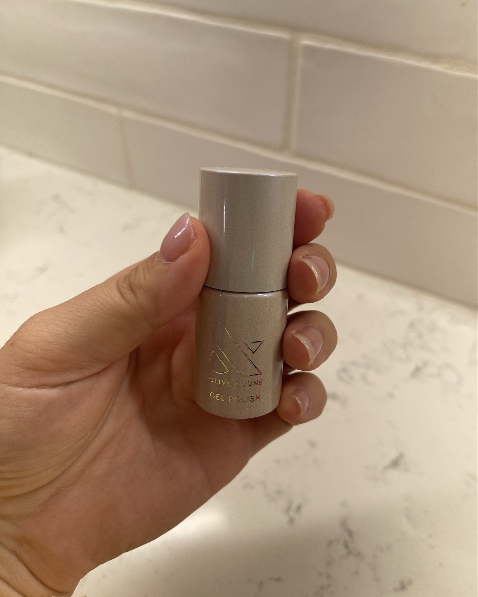 This is the prettiest neutral! And this gel polish will last you 2-3 weeks! 