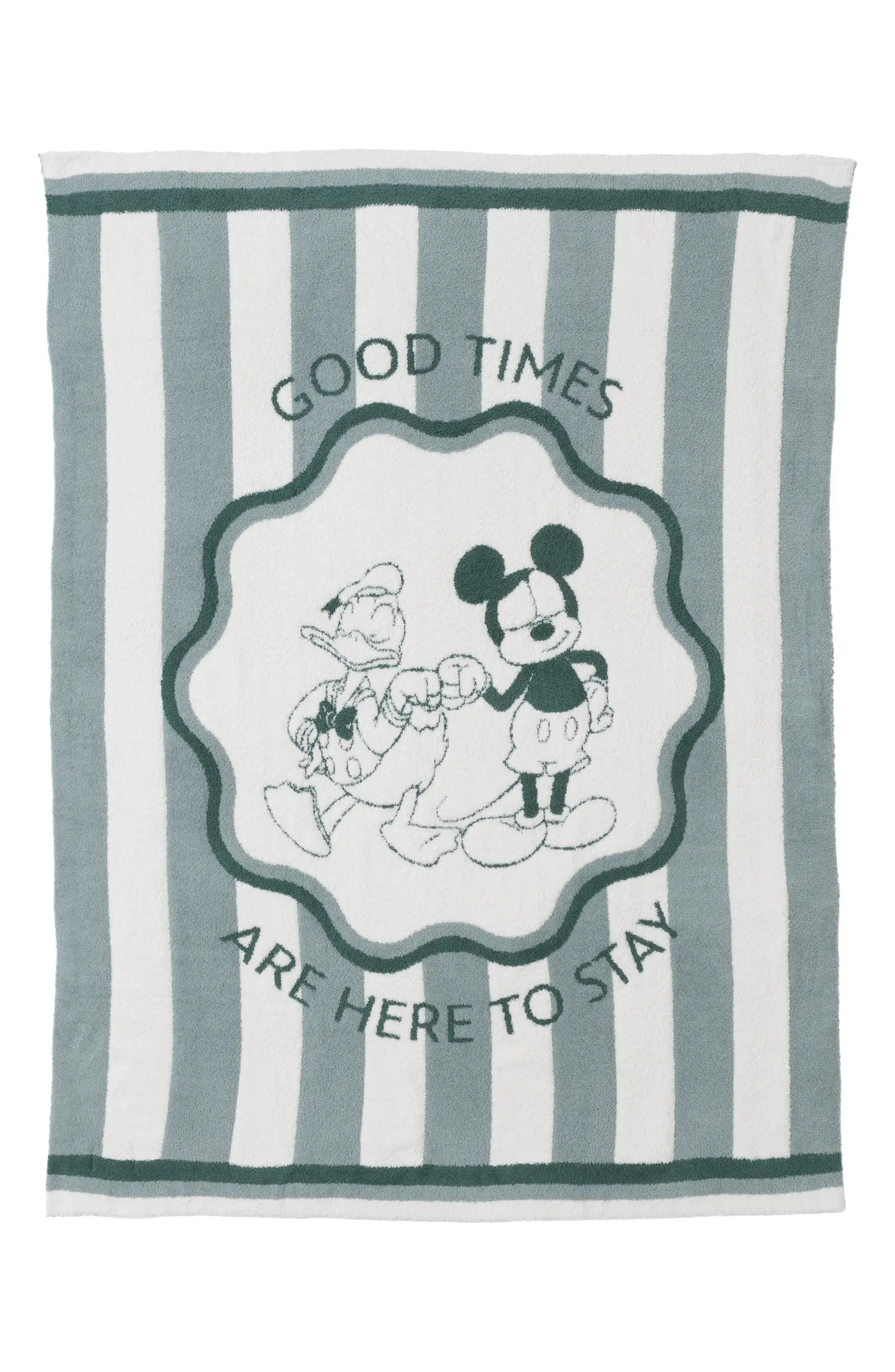 x Disney Mickey & Donald Stripe CozyChic® Stroller Blanket | Nordstrom