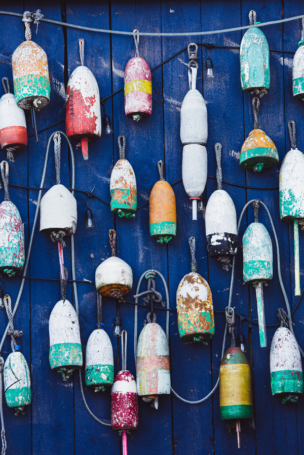 New England Lobster Buoys | Artfully Walls
