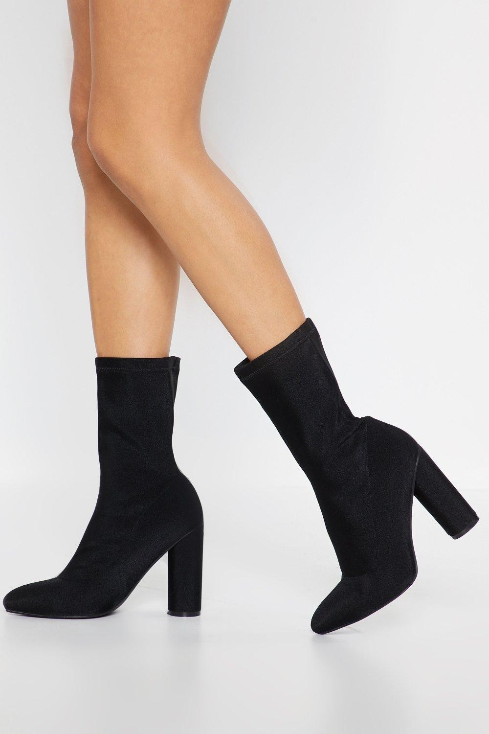 Sit Tight Sock Boot | NastyGal (US & CA)