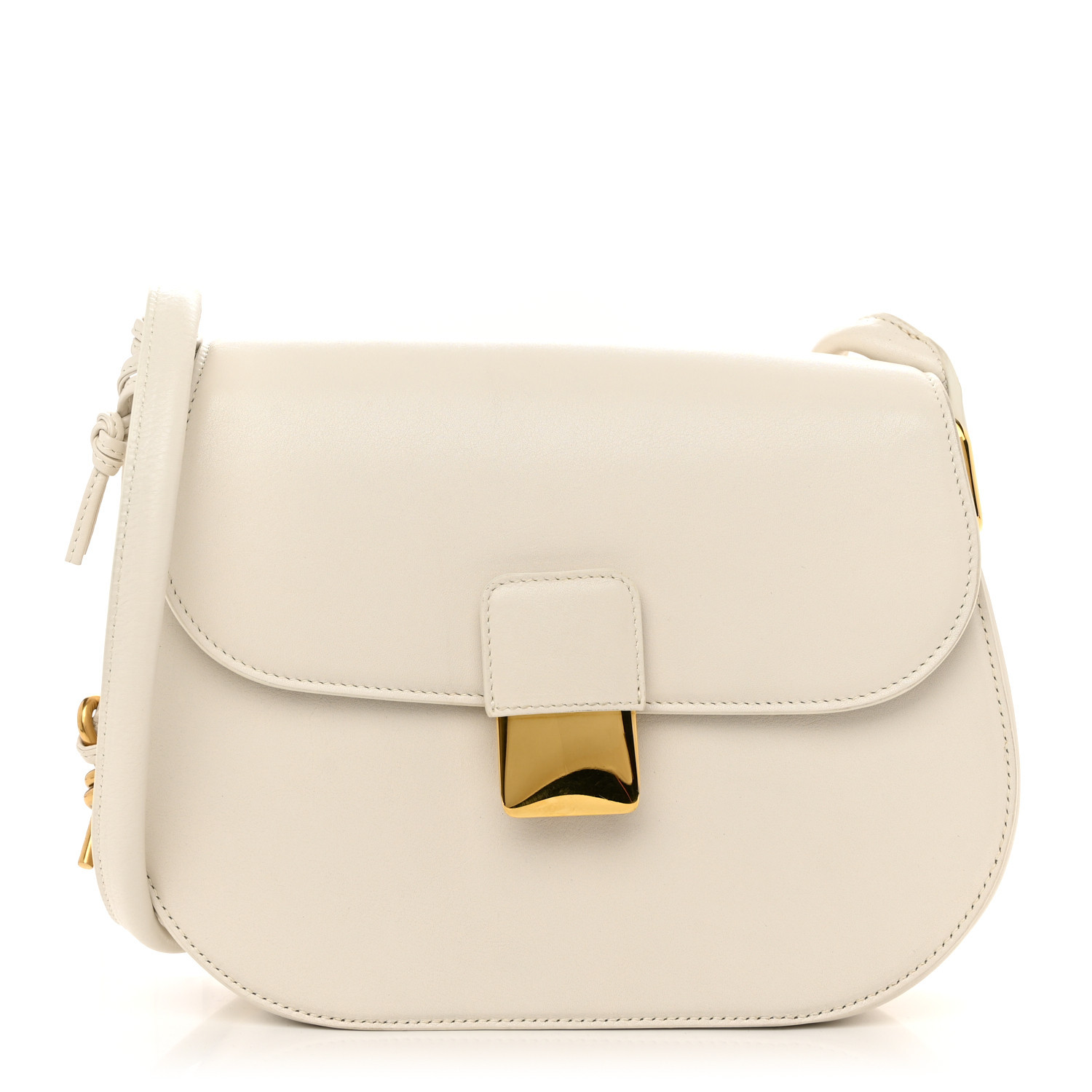 Calfskin Small Desiree Crossbody Bag Chalk | FASHIONPHILE (US)