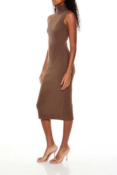 Turtleneck Midi Sweater Dress | Forever 21