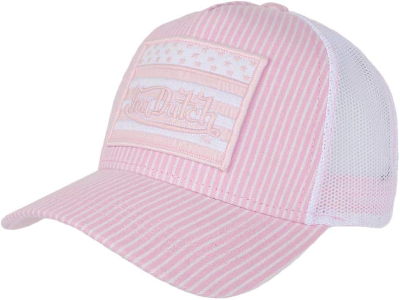 Von Dutch Men's Fashion Baseball Cap with USA Trucker Flag Pink | Amazon (UK)