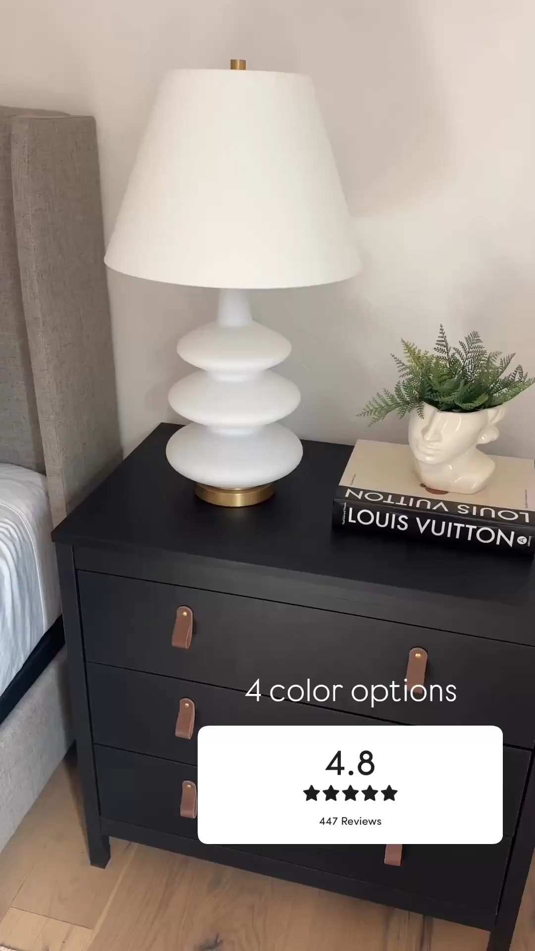 This lamp is large and so nice! 4 color options available. #LTKWatchNow




#LTKHome #LTKU