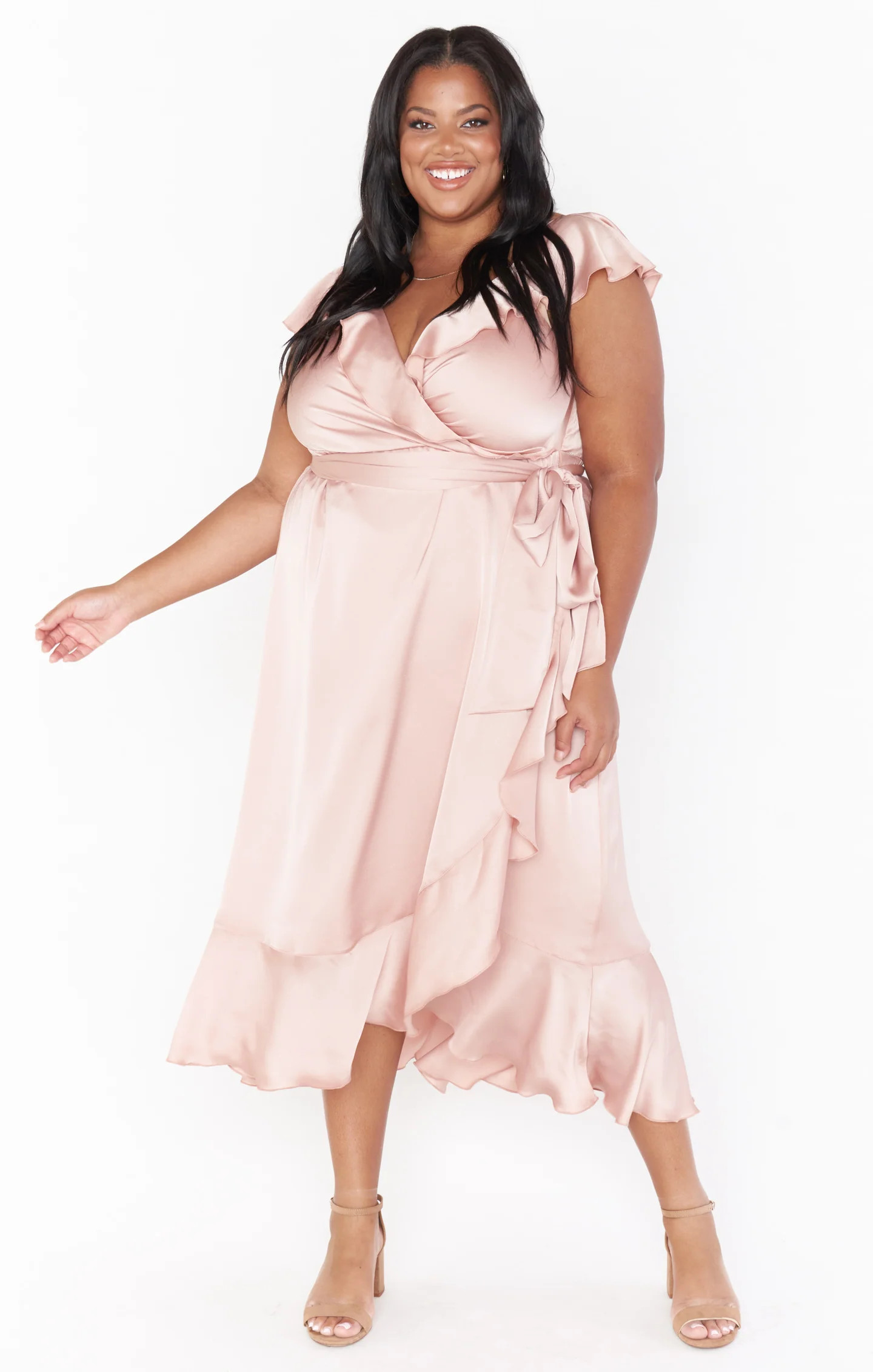 Samantha Ruffle Wrap Dress | Show Me Your Mumu