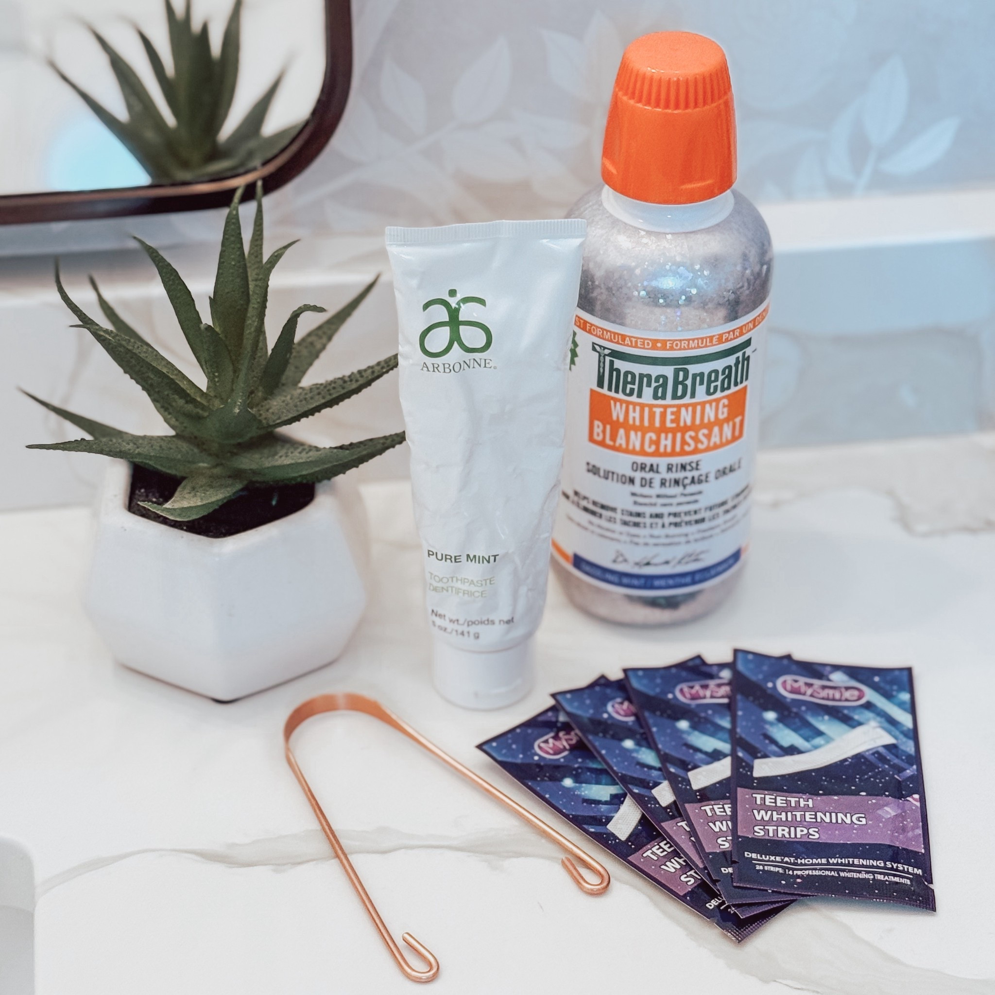 My curated collection of clean, non toxic dental swaps after years of trial and error. Focus on your oral hygiene naturally with fluoride free toothpaste, a copper tongue scraper, and gentle, peroxide free and alcohol free mouthwash and whitening strips!

#LTKfamily #LTKbeauty #LTKcanada