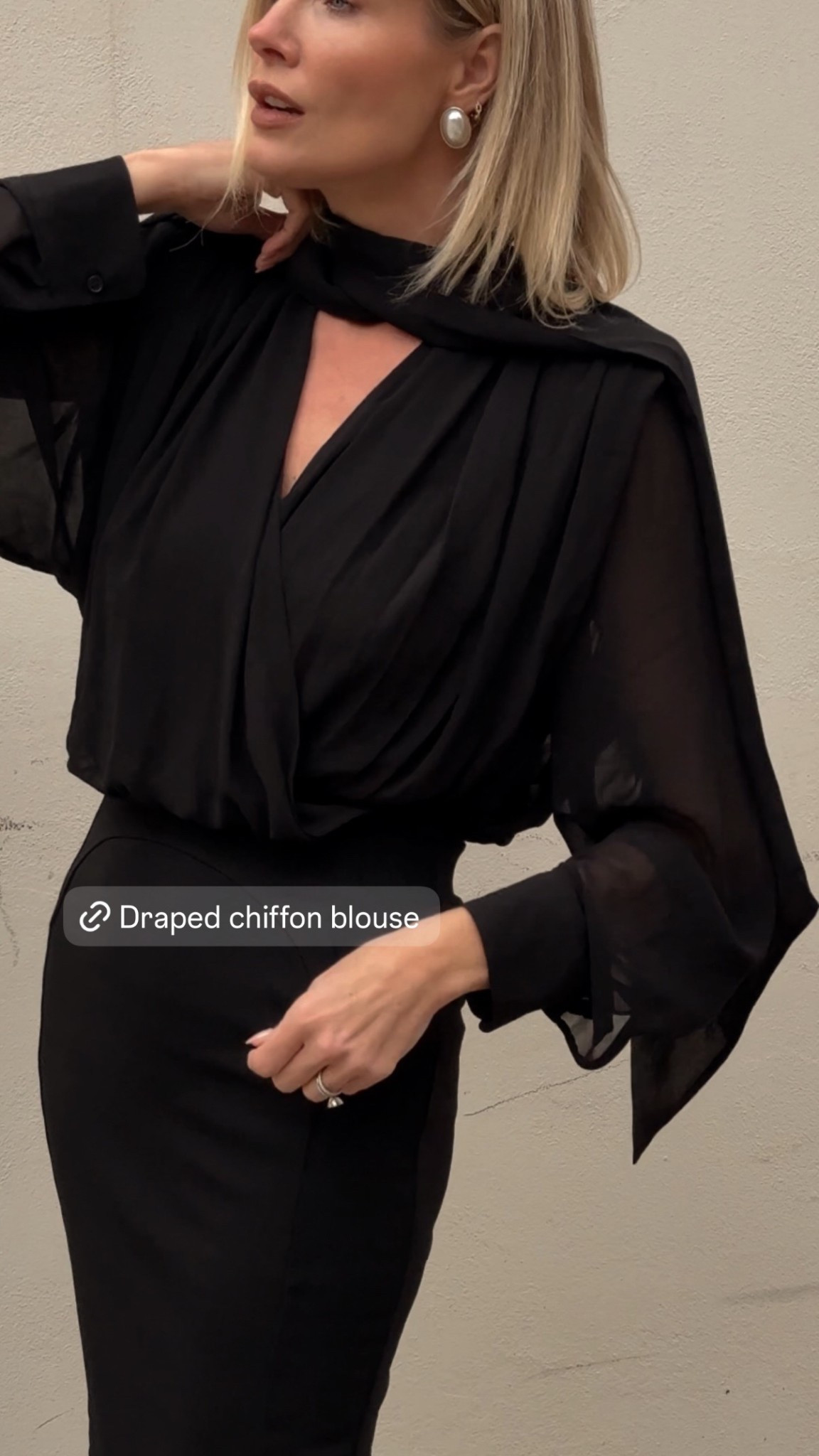 H&M Studio S/S 2025 — loving this draped chiffon blouse 

#LTKSpringSale #LTKFindsUnder100 #LTKOver40