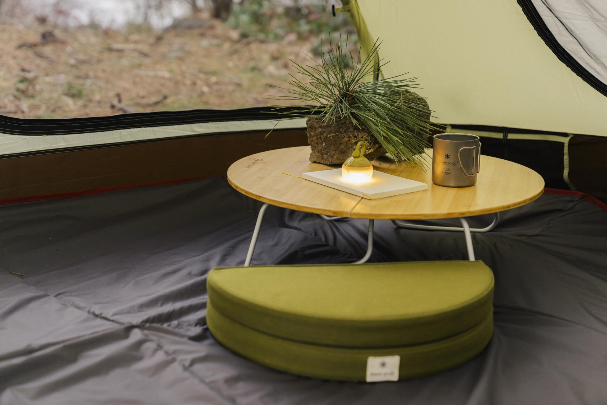 Snow Peak Lounge Cushion, Ground Cushion, Green | Amazon (US)