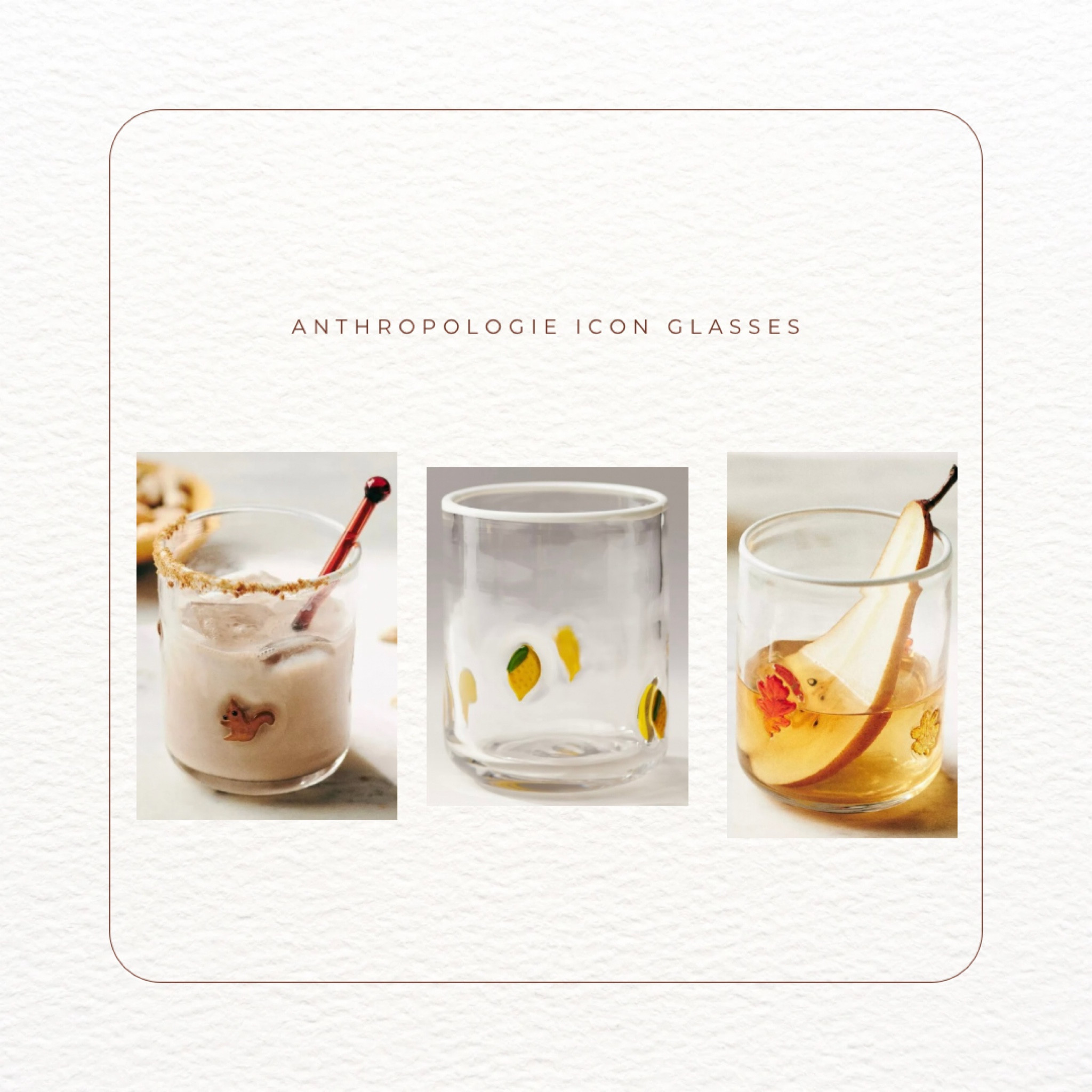 NEW icon glasses from Anthropologie!!!! These are the best!!!! I have so many and want even more #kitchen #glasses #icon #anthropologie #dishware #cup #cute

#LTKItBag #LTKHome #LTKFindsUnder50