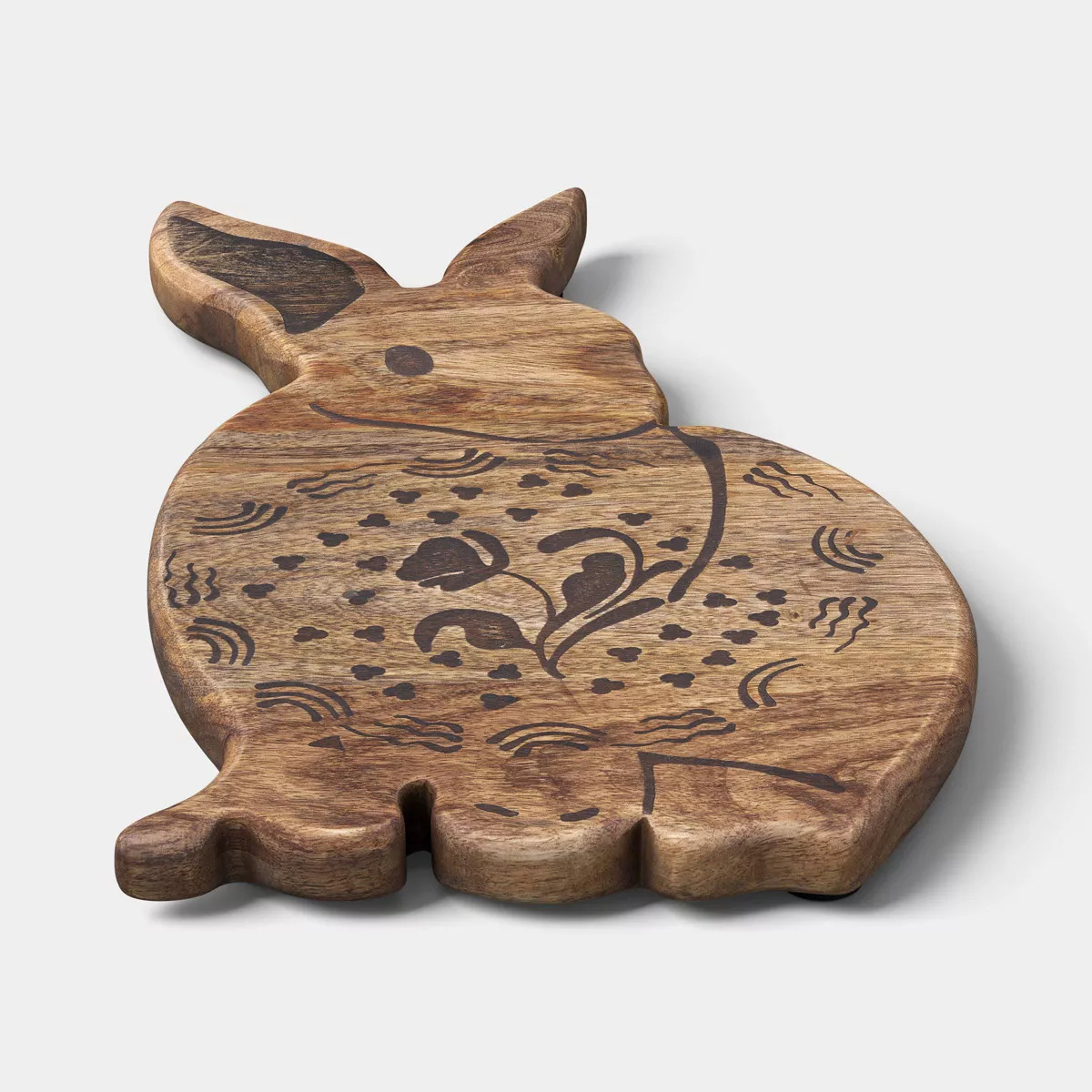 Small Figural Easter Bunny Serve Board Brown - Threshold™ | Target