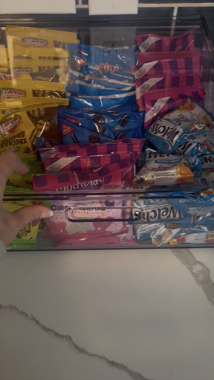 This clear drawer organizer is perfect for a snack drawer! Walmart find.

#LTKdayinmylife #LTKfoodie #LTKHome