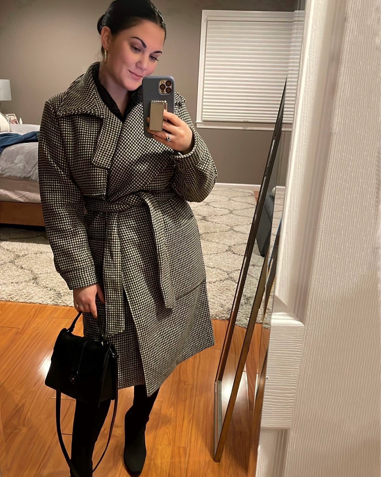 Cozy Trench Coat with an all black outfit. Love these sock boots so chic and so comfortable! 

#LTKFind #LTKstyletip #LTKshoecrush