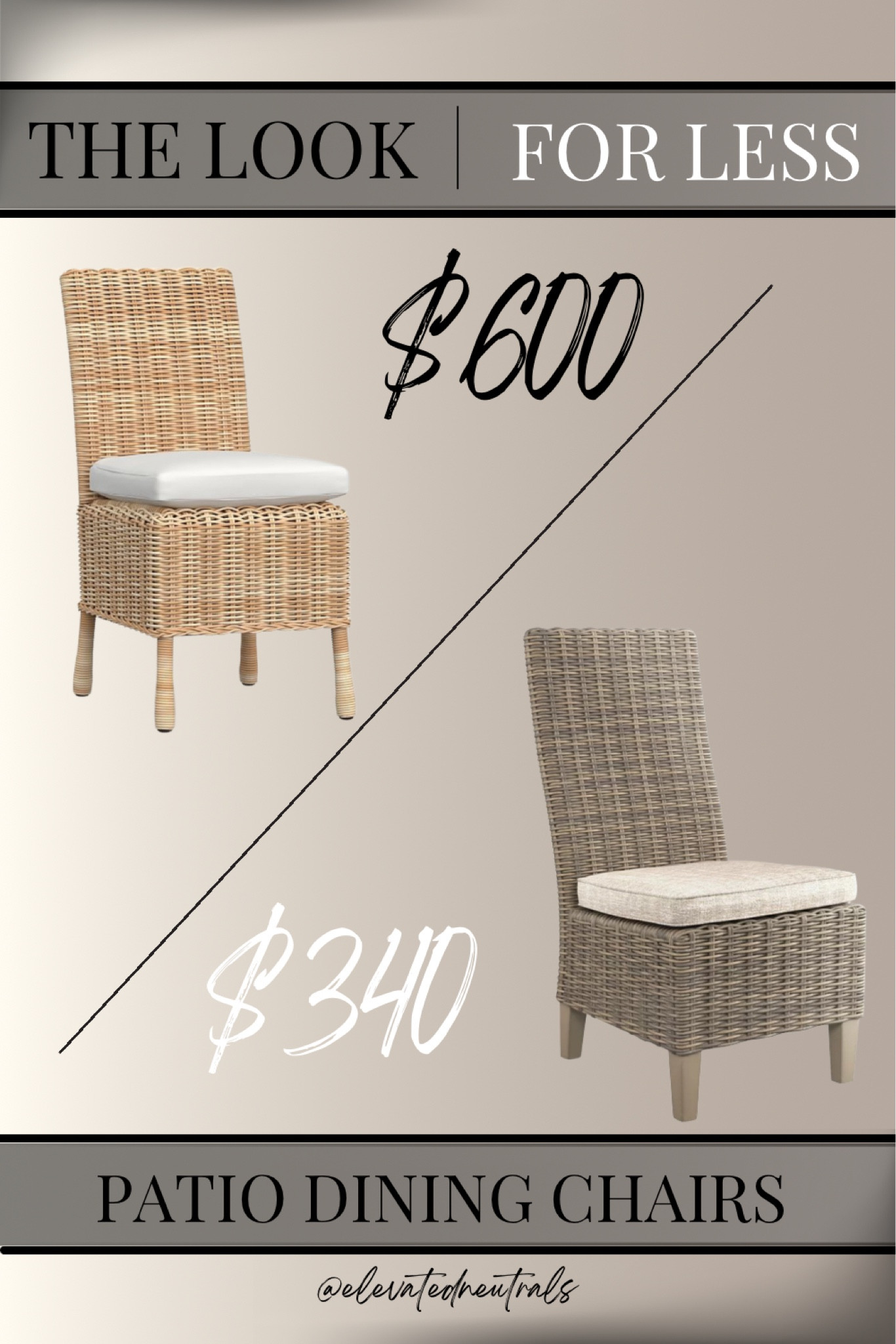 Everyone is obsessing over PB’s Huntington Patio Furniture collection. And I found a similar version of the Dining Chair at a more affordable price!
It’s giving cottage farmhouse. 

To view all of my favorite patio finds visit my ‘Outdoor Patio Furniture Set’ collection in the product tab of my profile. While you’re there be sure to check out all of my outdoor folders to complete the vibe.

All Weather Outdoor Dining Chair | Accent Chair | Side Chair | High Back | Arm Rests | Neutral Cushions | Rattan | Wicker | Teak | Lounge Chair | Aluminum Frame | Modern Farmhouse | Cottage |

#LTKSeasonal #LTKHome