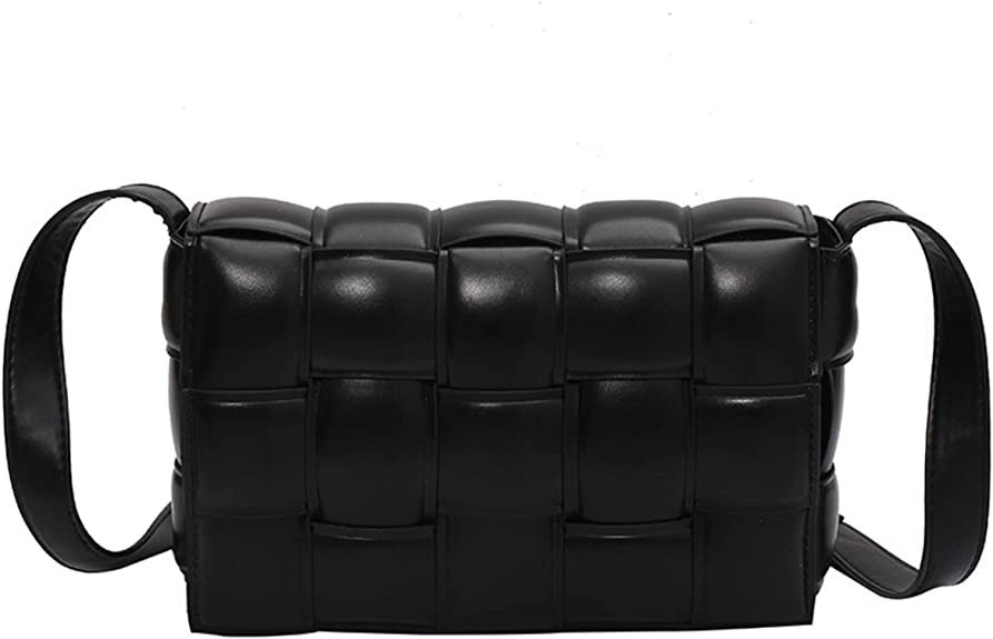 Padded Cassette Crossbody bag Woven Crossbody Handbag Purse for Women, Small Shoulder Messenger B... | Amazon (US)