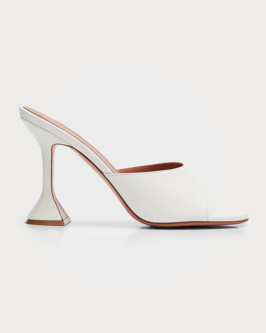 Amina Muaddi Lupita Napa Mule Sandals | Neiman Marcus