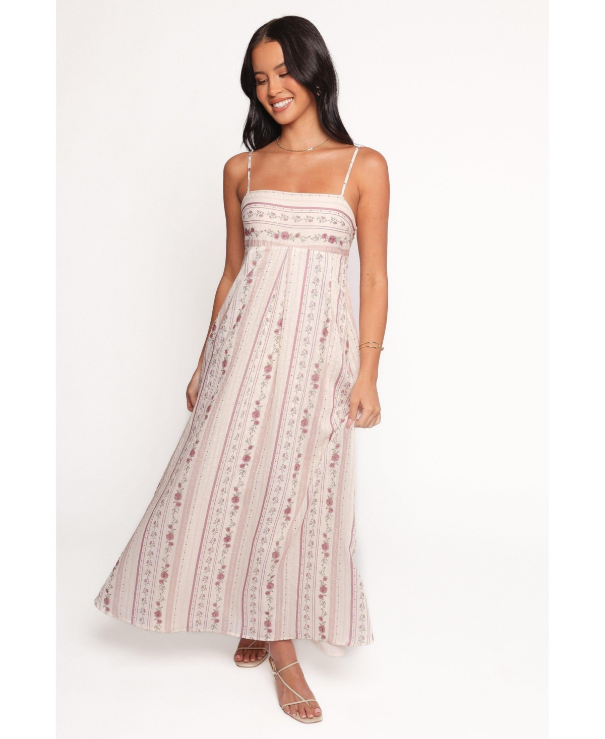 Petal and Pup Women's Amaris Maxi Dress - Ivory mauve floral | Macy's